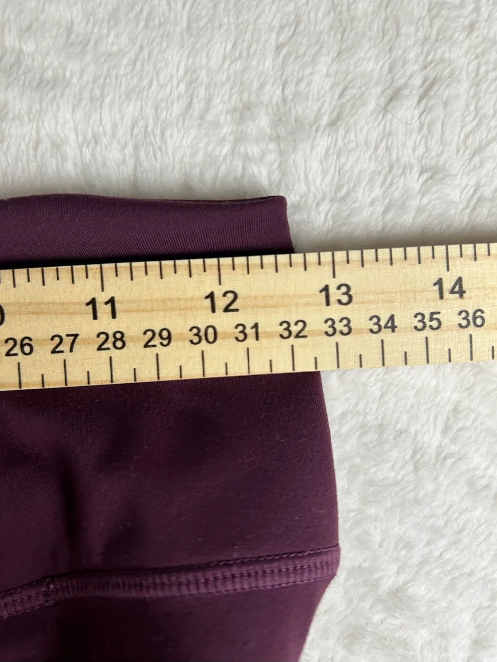 Fabletics High-Waist Plum Leggings with Side Pockets